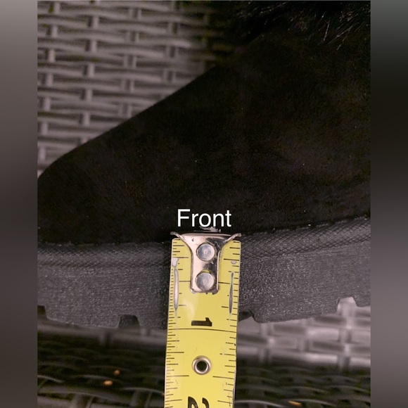 Carlkarida Black Faux Fur/Suede Winter Boots with Bows and Bling • Sz 10 • NWOT - Picture 15 of 16